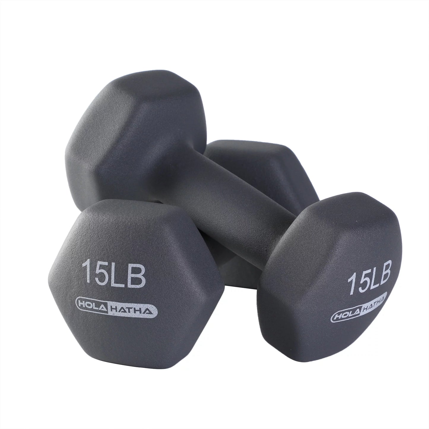 5, 10, and 15 Lb Neoprene Dumbbell Free Hand Weight Set & Rack