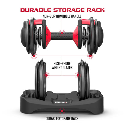 Smartbell, 9 in 1 Adjustable Dumbbell, 25 Lb